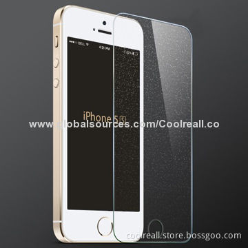 More fashionable for phone with new stars surface bling i5/5s tempered glass screen protector